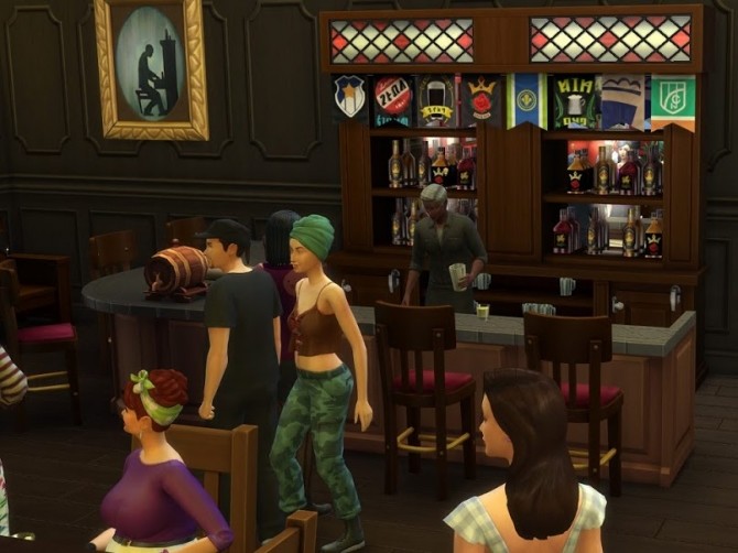 Sims 4 The Blue Boar Pub at KyriaT’s Sims 4 World