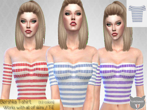 Sims 4 T shirt by turksimmer at TSR