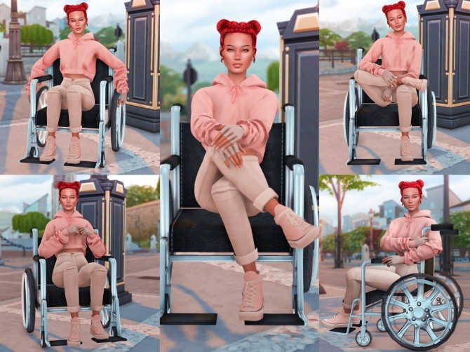Sims 4 Wheelchair Pose Pack at Katverse