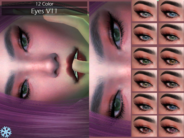 Sims 4 LMCS Eyes V11 by Lisaminicatsims at TSR