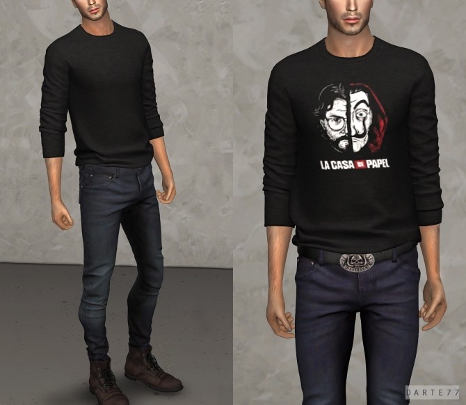 Sims 4 Graphic Sweater at Darte77