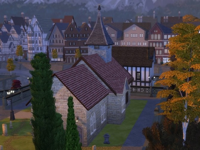 Sims 4 St. Marys Church at KyriaT’s Sims 4 World