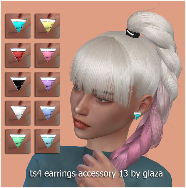 Sims 4 Earrings 13 at All by Glaza