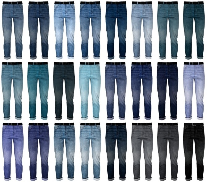 Sims 4 Belted jeans at LazyEyelids