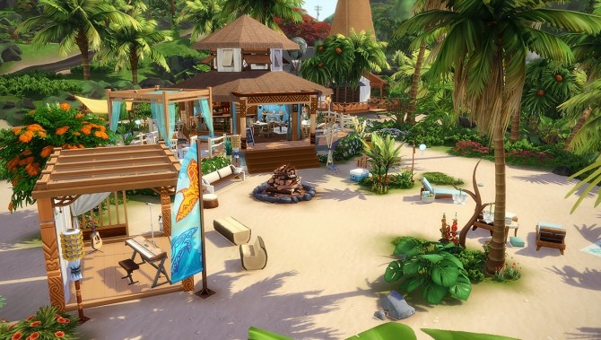 Sims 4 Tropical breeze house at Simsontherope