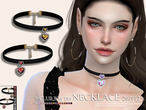 Sims 4 Necklace 201912 by S Club WM at TSR