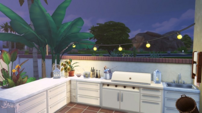 Sims 4 Outdoor Kitchen at GravySims