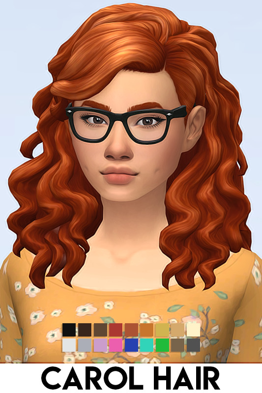 Sims 4 CAROL HAIR at Vikai