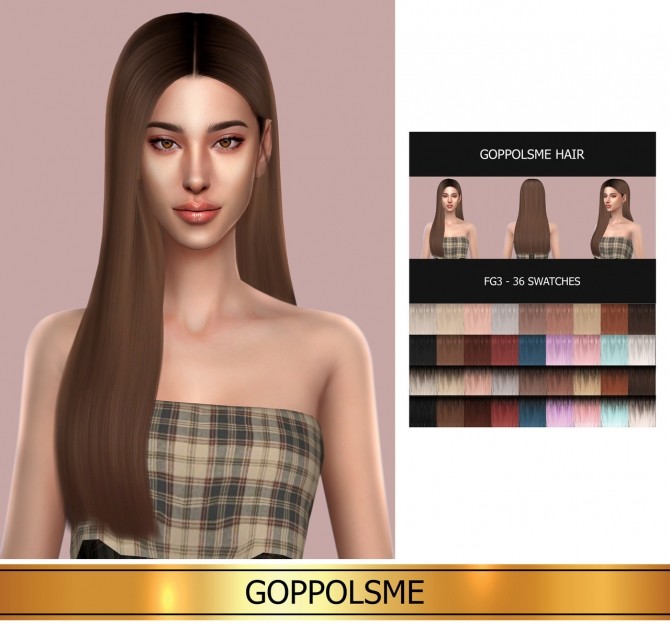 Sims 4 GPME HAIR FG3 (P) at GOPPOLS Me