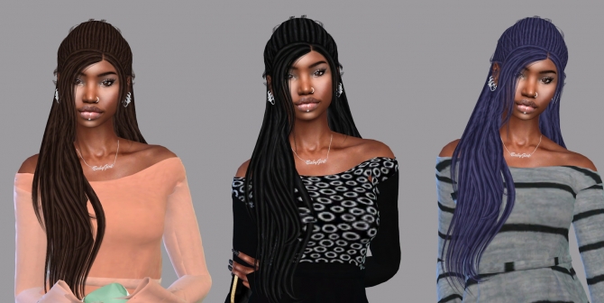 Focus Dreds Hair Recolor at Teenageeaglerunner » Sims 4 Updates