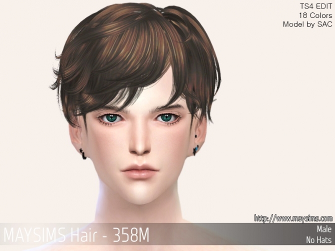 Hair 358m At May Sims Sims 4 Updates