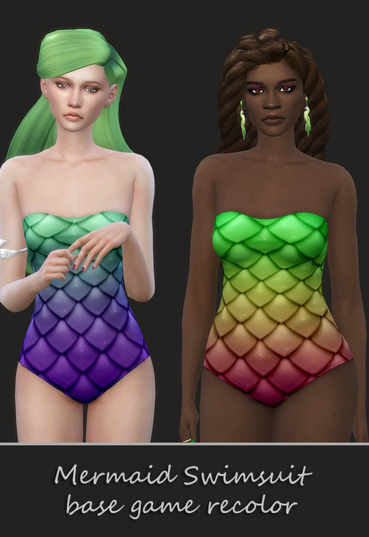 Sims 4 Mermaid Swimsuit at Maimouth Sims4