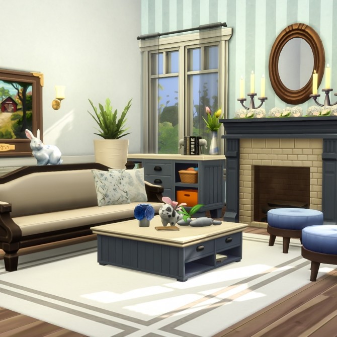 Sims 4 Shrunken Square Coffee Tables Resized for more Usability at Simsational Designs