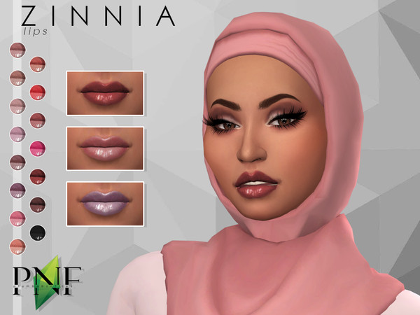Sims 4 ZINNIA lips by Plumbobs n Fries at TSR