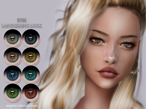 Sims 4 LANGUISHING LOOK EYES by ANGISSI at TSR