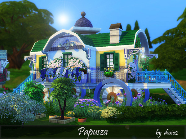 Sims 4 Papusza lovely colorful Romani camp by dasie2 at TSR