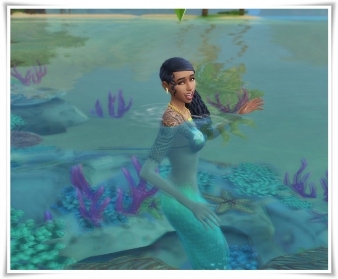 Sims 4 Mermaid Side Curls Hair at Birksches Sims Blog