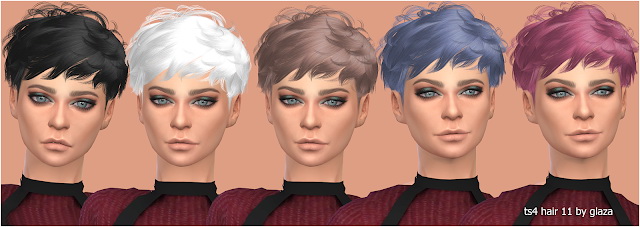 Sims 4 Hair 11 (P) at All by Glaza