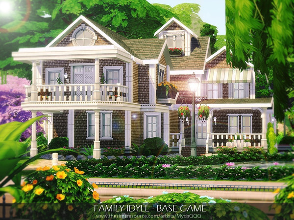 Sims 4 Family Idyll by MychQQQ at TSR