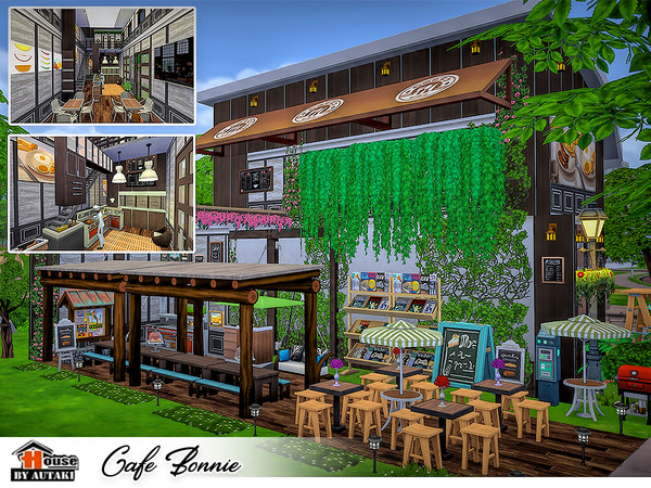 Sims 4 Cafe Bonnie by autaki at TSR