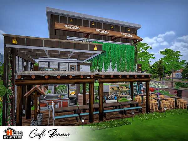Sims 4 Cafe Bonnie by autaki at TSR
