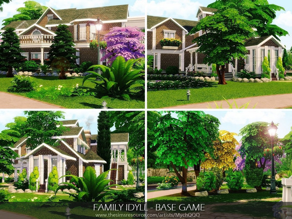 Sims 4 Family Idyll by MychQQQ at TSR
