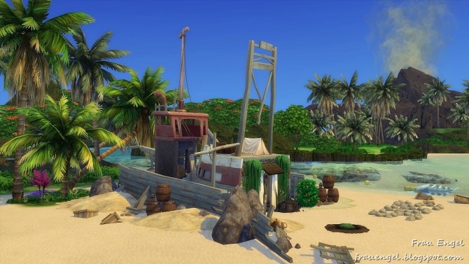 Sims 4 Uninhabited island at Frau Engel