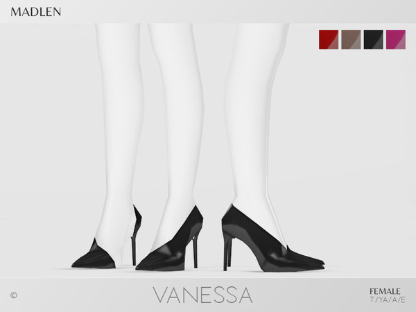 Sims 4 Madlen Vanessa Shoes by MJ95 at TSR