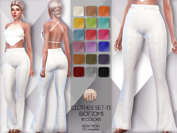 Sims 4 Clothes SET 13 BOTTOM BD62 by busra tr at TSR