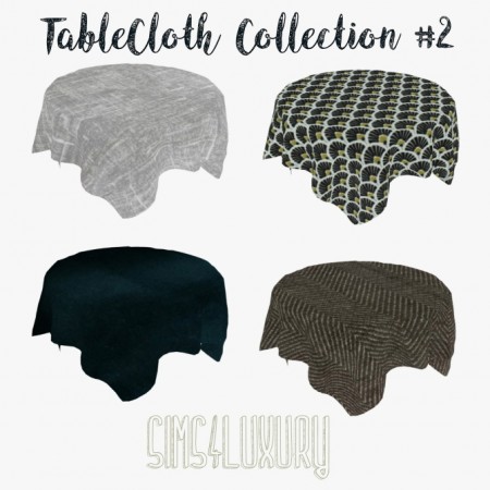TableCloth Collection #2 at Sims4 Luxury