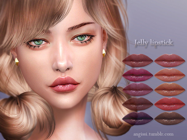 Sims 4 Jelly lipstick by ANGISSI at TSR