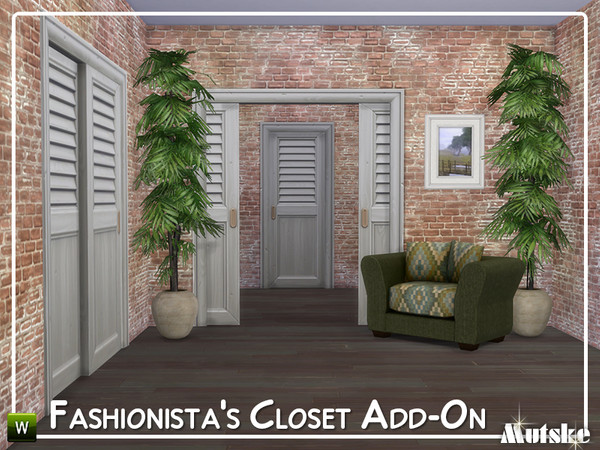 Sims 4 Fashionista Closet Add on by mutske at TSR