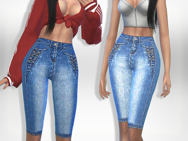 Sims 4 Lilly Jeans by Puresim at TSR