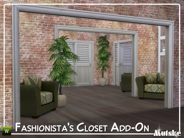 Sims 4 Fashionista Closet Add on by mutske at TSR