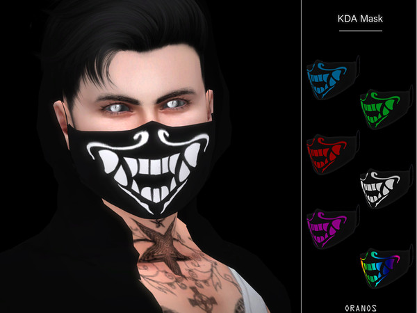 Sims 4 KDA Mask by OranosTR at TSR