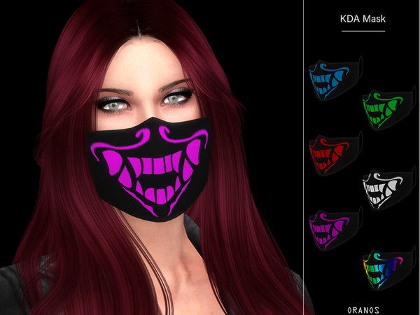 Sims 4 KDA Mask by OranosTR at TSR