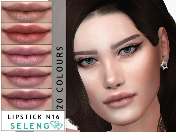 Sims 4 Lipstick N16 by Seleng at TSR