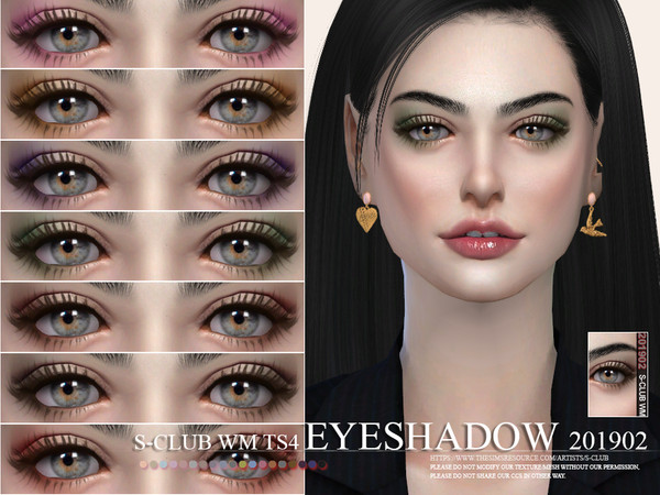 Sims 4 Eyeshadow 201902 by S Club WM at TSR