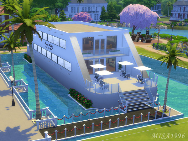 Sims 4 Sea Food Restaurant by Misa1996 at TSR