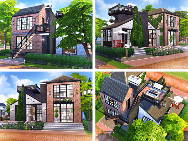 Sims 4 Abigail cosy house by Rirann at TSR