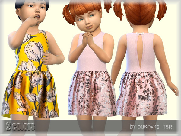 Sims 4 Dress for babies by bukovka at TSR