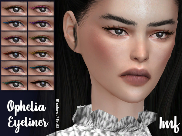 Sims 4 IMF Ophelia Eyeliner N.39 by IzzieMcFire at TSR