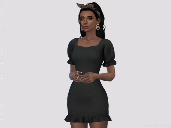 Sims 4 Darling Dress by Christopher067 at TSR