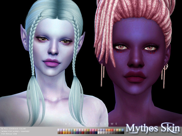 Sims 4 Mythos Skin F by Pralinesims at TSR