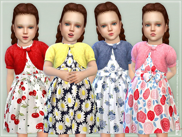 Sims 4 Toddler Dresses Collection P98 by lillka at TSR