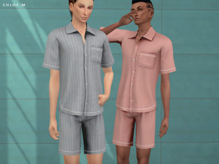 Pajama Male by ChloeMMM at TSR » Sims 4 Updates