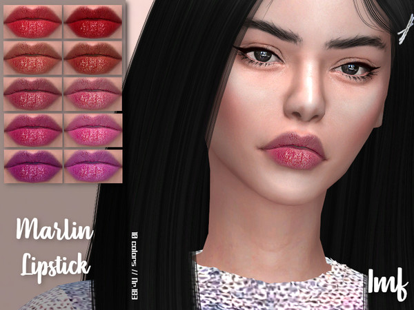 Sims 4 IMF Marlin Lipstick N.183 by IzzieMcFire at TSR