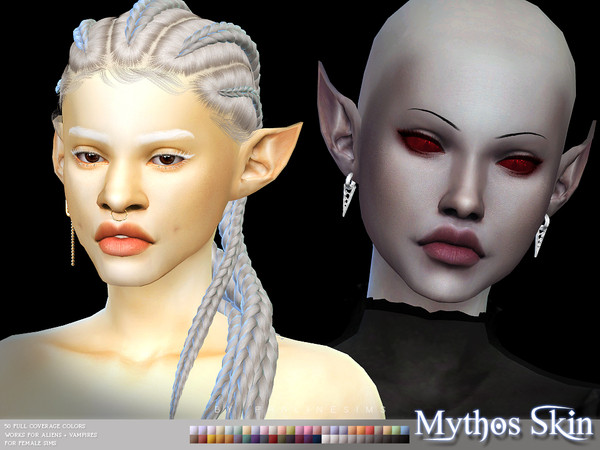 Sims 4 Mythos Skin F by Pralinesims at TSR