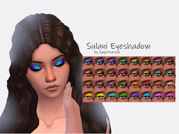 Sims 4 Sulani Eyeshadow by Sagittariah at TSR