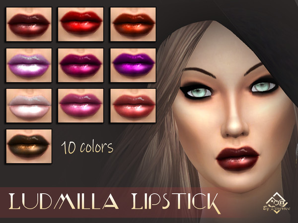 Sims 4 Ludmilla Lipstick by Devirose at TSR